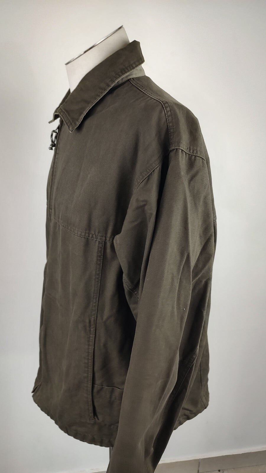 COLUMBIA GIUBBINO UOMO Tg L MAN CASUAL VINTAGE JACKET  COTONE