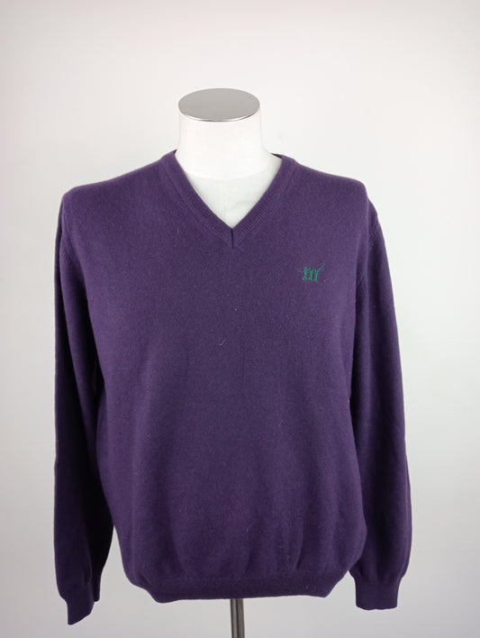 HENRY COTTON'S MAGLIONE WOOL LANA VINTAGE UOMO Tg. XL MAN SWEATER CASUAL