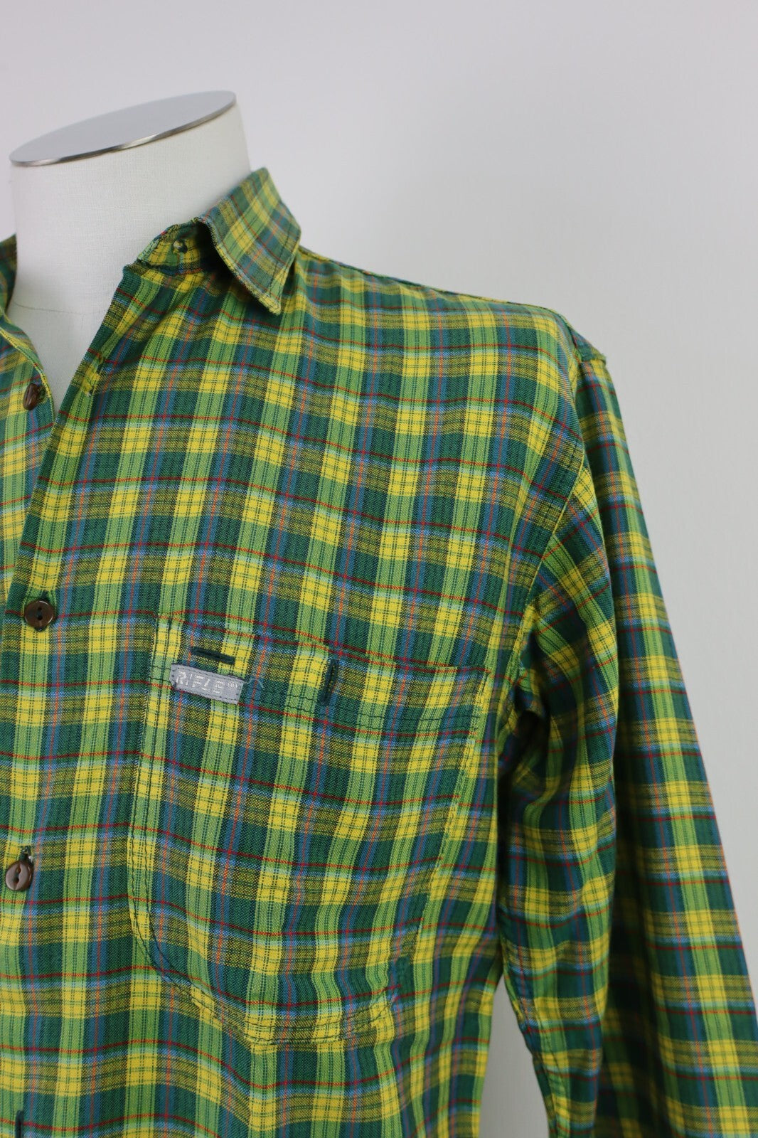 RIFLE CAMICIA UOMO TG. XS MAN CASUAL VINTAGE SHIRT