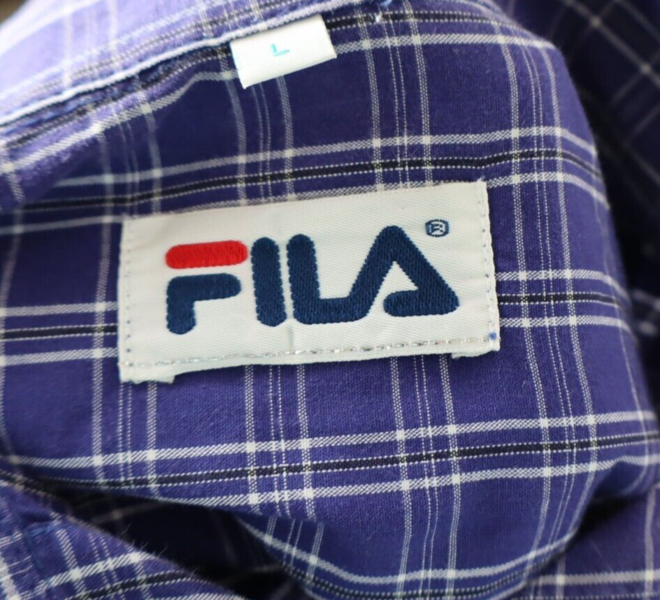 FILA CAMICIA UOMO COTONE TG. L MAN CASUAL VINTAGE COTTON SHIRT