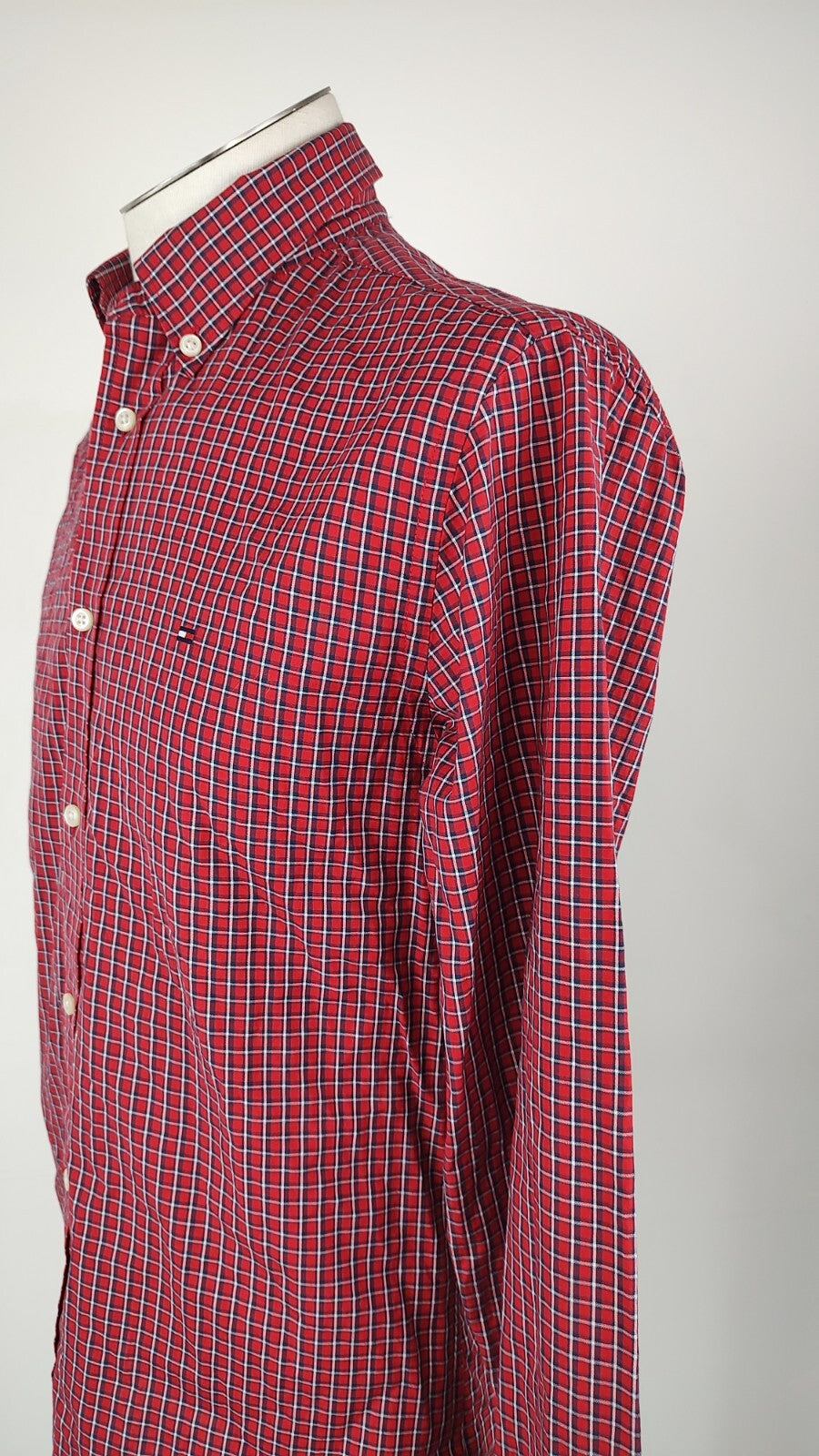 TOMMY HILFIGER CAMICIA UOMO COTONE TG. S MAN CASUAL VINTAGE SHIRT