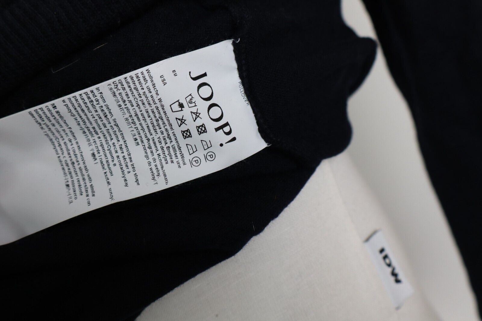 JOOP! MAGLIONE LANA MAGLIA WOOL UOMO TG L MAN SWEATER CASUAL VINTAGE