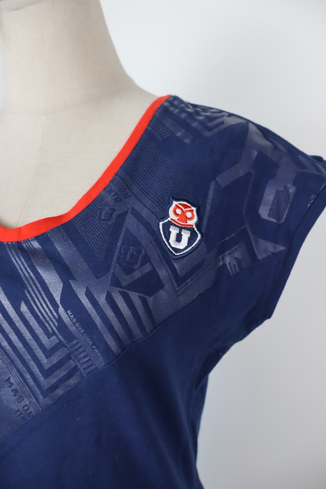 ADIDAS UNIVERSIDAD DE CHILE FOOTBALL MAGLIA DONNA L WOMAN CASUAL VINTAGE T-SHIRT