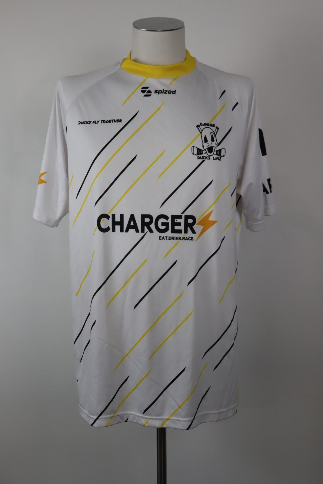 DANUBE DUCKS LINZ nr. 10 MAGLIA UOMO Tg XL MAN VINTAGE T-SHIRT SPORT JERSEY