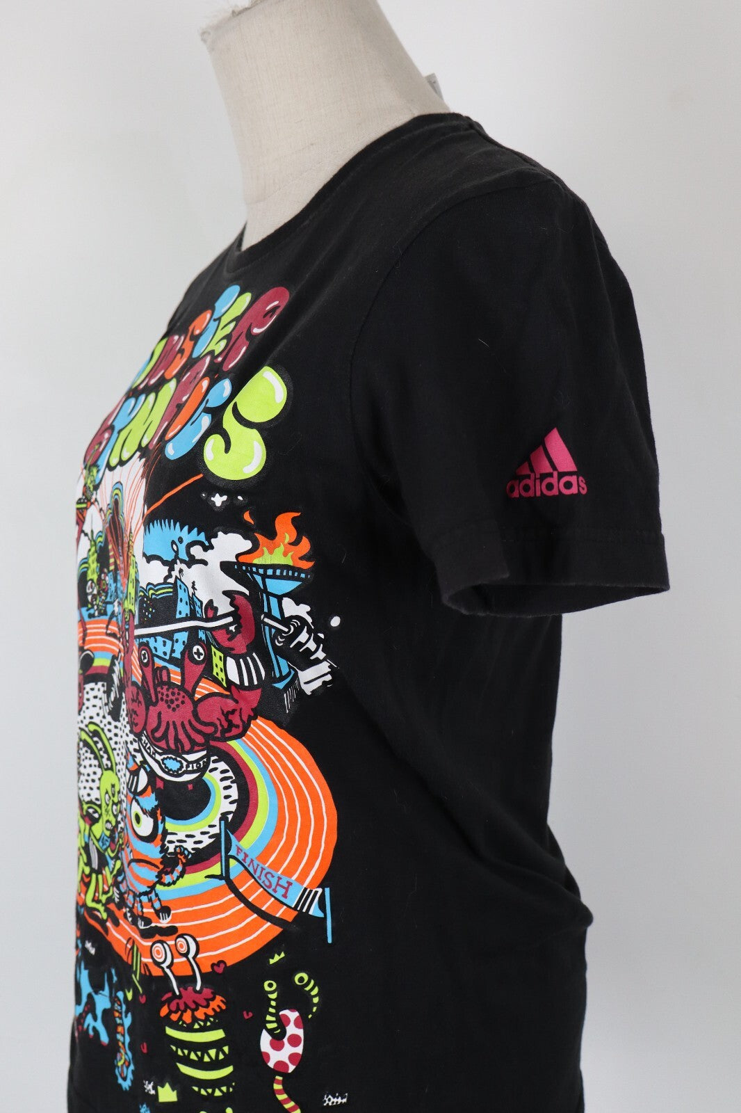 ADIDAS MAGLIA DONNA TG. XS WOMAN CASUAL VINTAGE TOP T-SHIRT