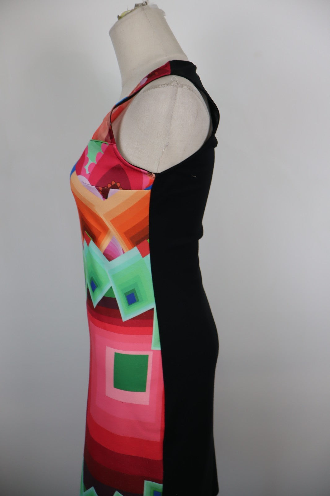 DESIGUAL VESTITO  DONNA TG M WOMAN CASUAL VINTAGE DRESS ABITO