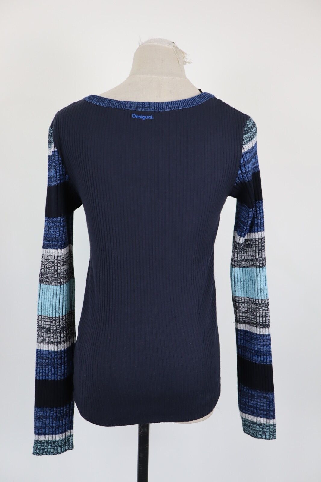 DESIGUAL MAGLIA DONNA TG. M WOMAN T-SHIRT CASUAL VINTAGE COTONE COTTON