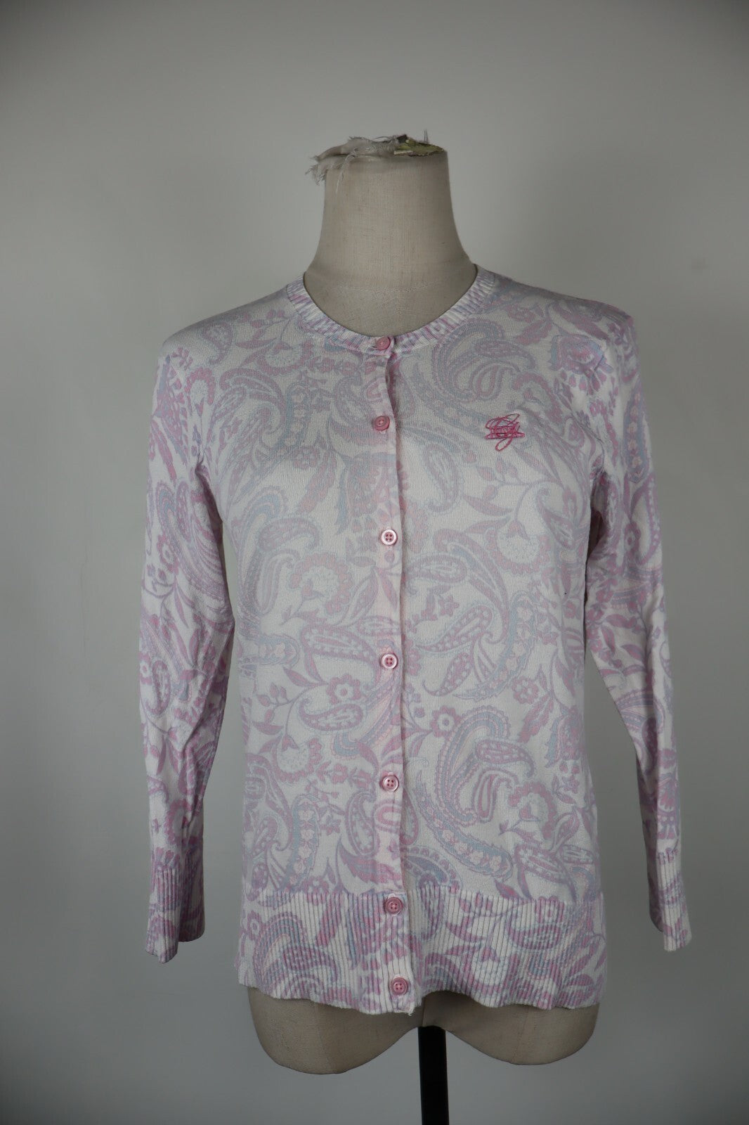 TOMMY HILFIGER MAGLIONE MAGLIA CARDIGAN COTONE DONNA Tg. S WOMAN CASUAL SWEATER