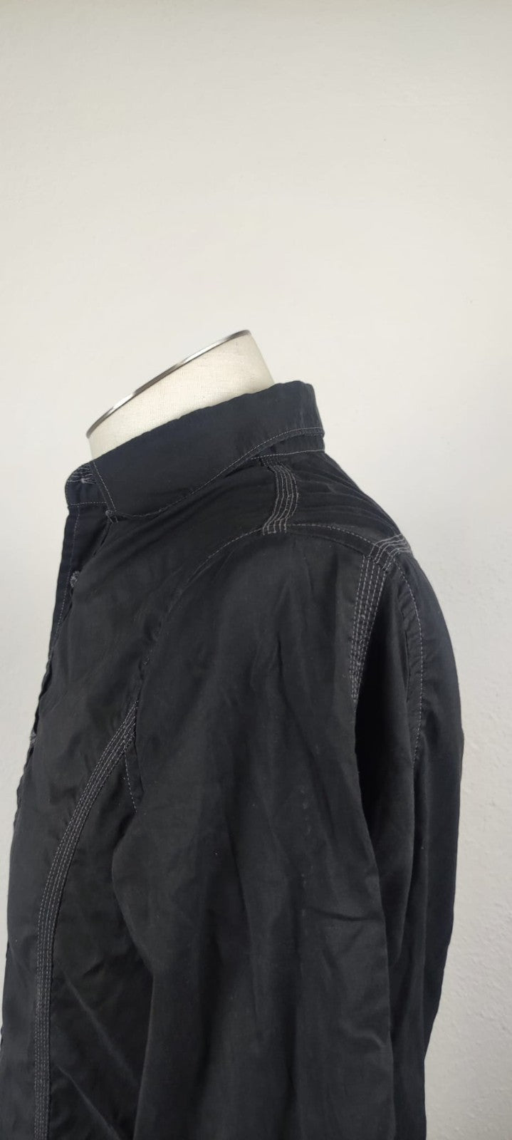 TRUSSARDI JEANS CAMICIA UOMO TG. S MAN CASUAL VINTAGE SHIRT COTONE COTTON