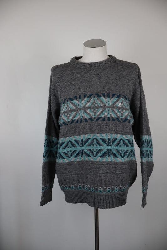 NORTH POLE MAGLIONE LANA WOOL VINTAGE UOMO Tg. 2XL MAN SWEATER CASUAL