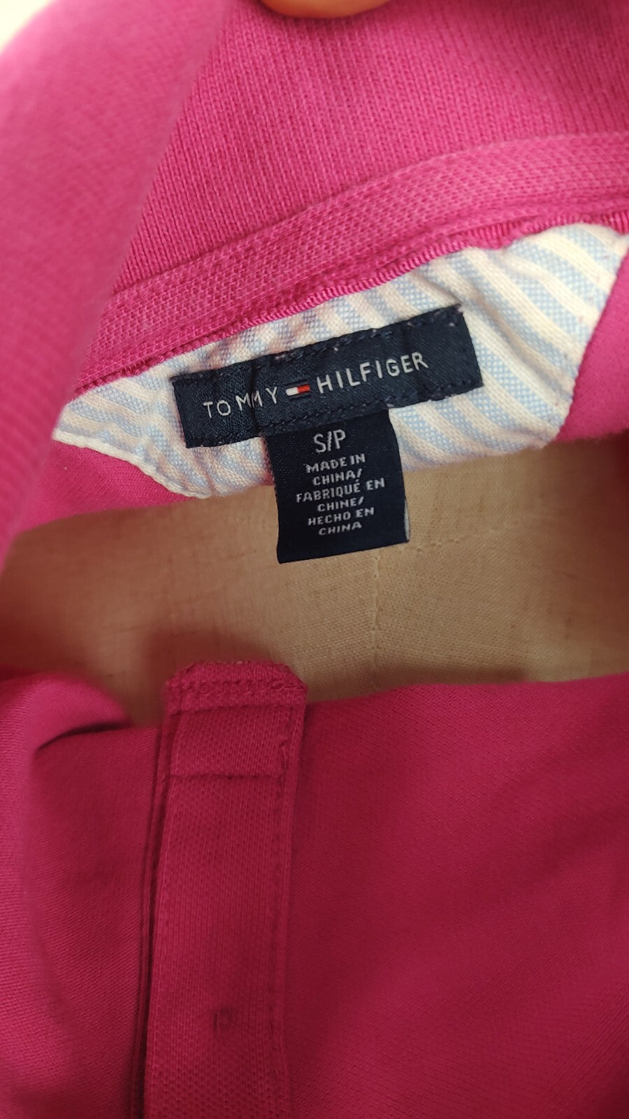 TOMMY HILFIGER POLO MAGLIA DONNA COTONE TG. S WOMAN COTTON SHIRT CASUAL VINTAGE