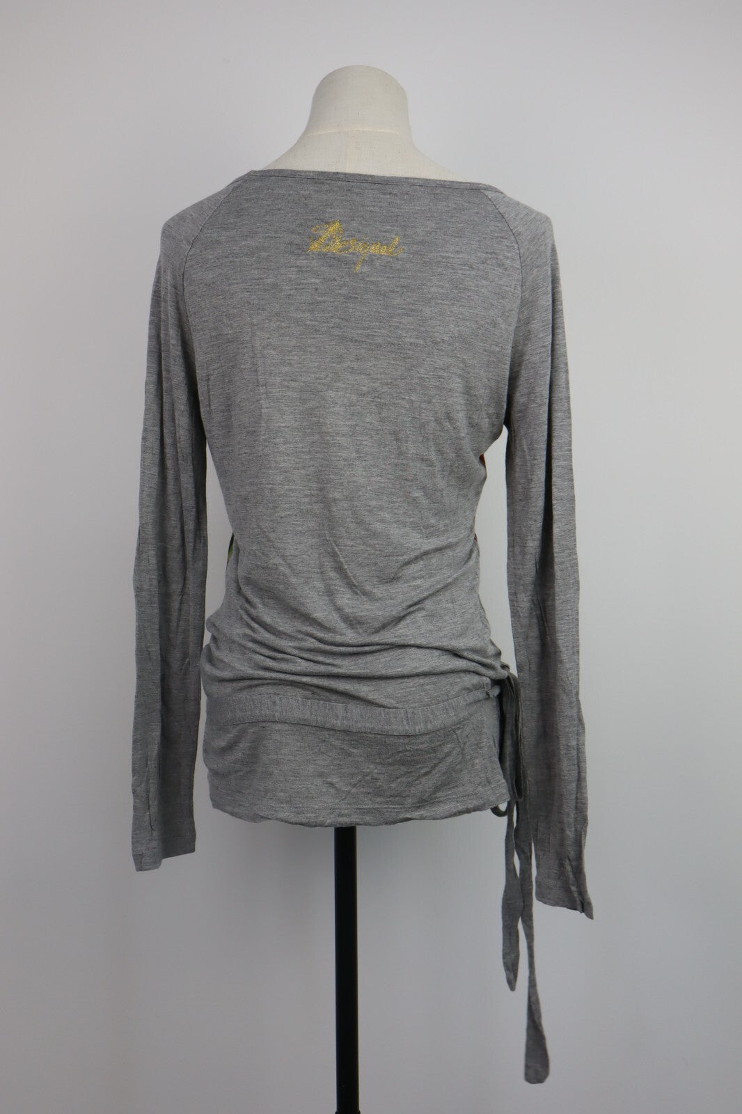 DESIGUAL MAGLIA DONNA TG. 48 WOMAN T-SHIRT CASUAL VINTAGE COTONE