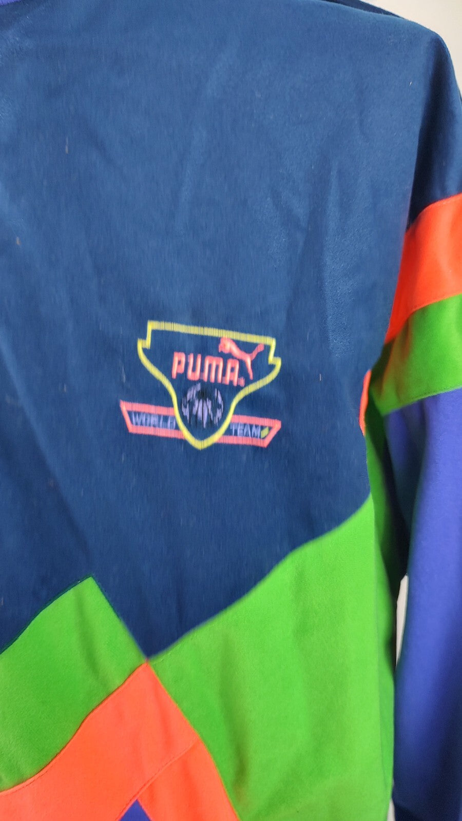 PUMA WORLD TEAM GIACCA SPORT UOMO Tg 9 MAN VINTAGE JACKET CASUAL VINTAGE