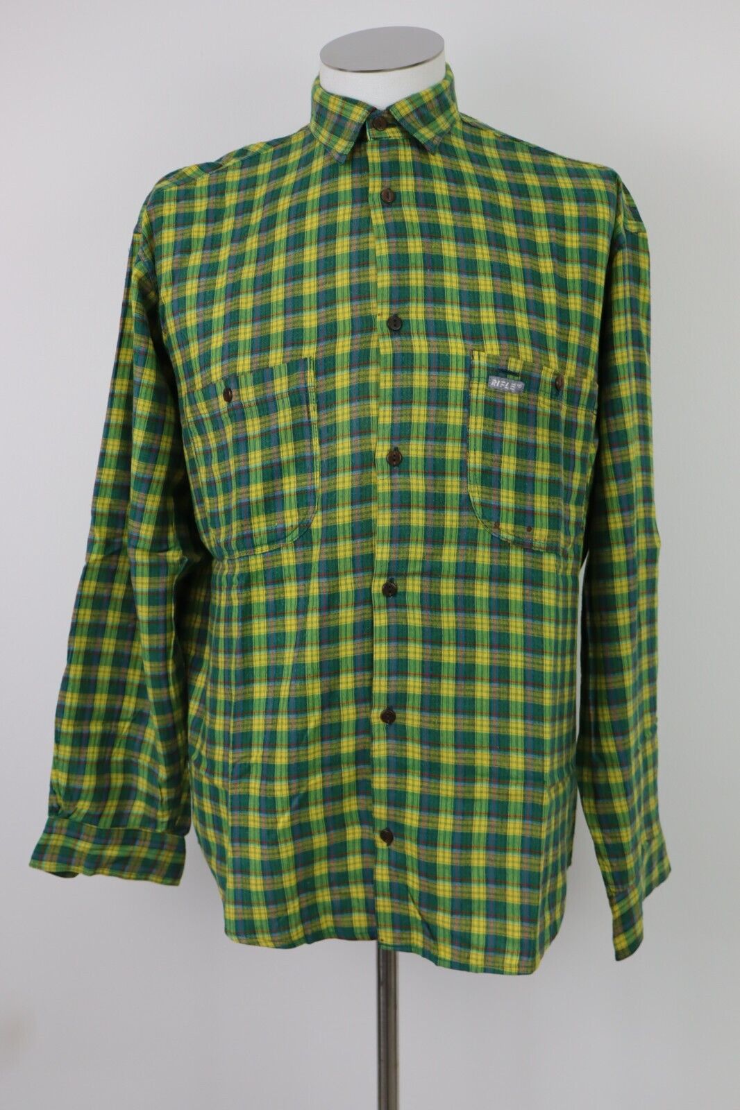 RIFLE CAMICIA UOMO TG. XL MAN CASUAL VINTAGE SHIRT