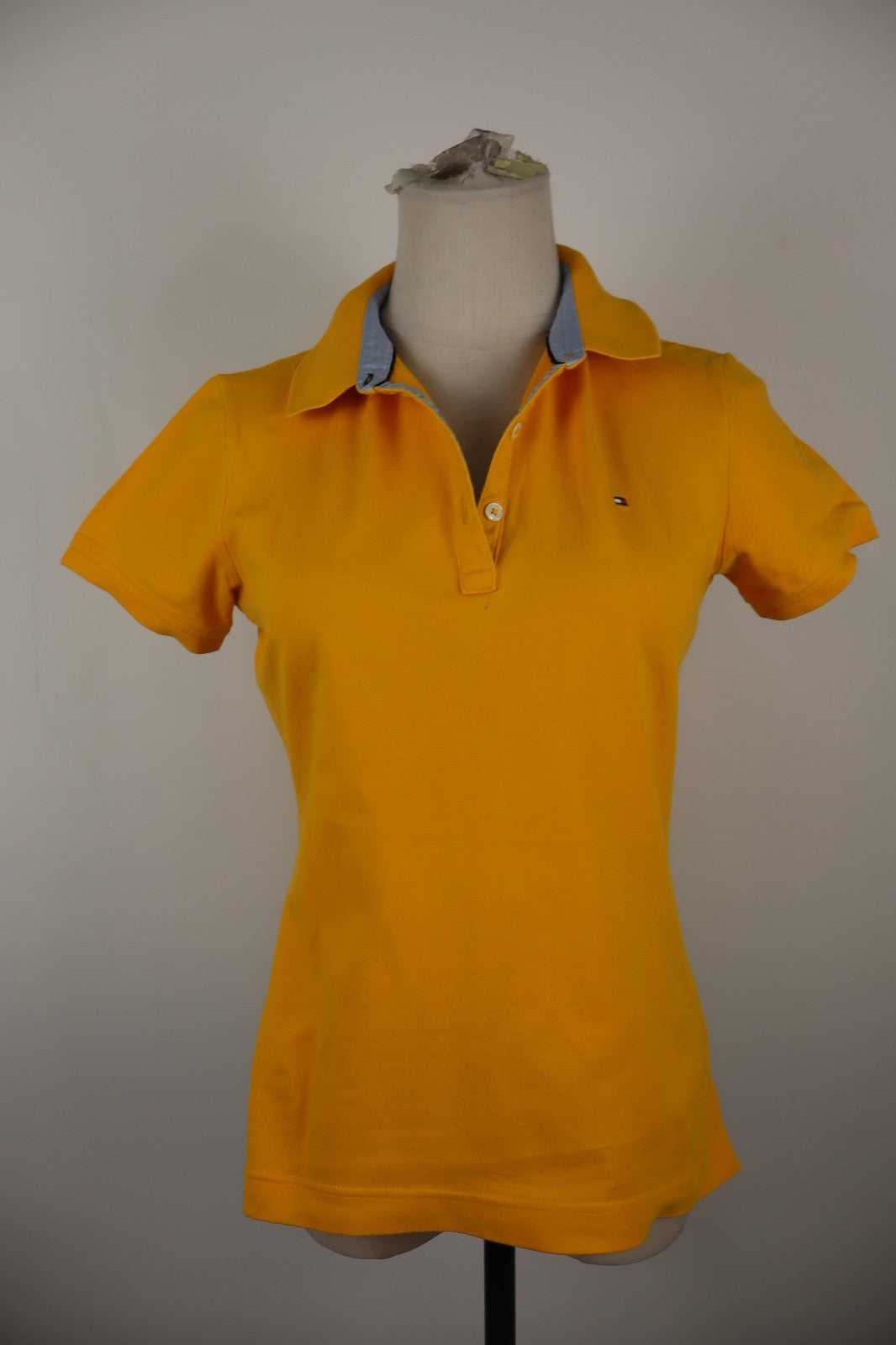 TOMMY HILFIGER MAGLIA POLO DONNA TG S WOMAN CASUAL VINTAGE TOP T-SHIRT COTONE