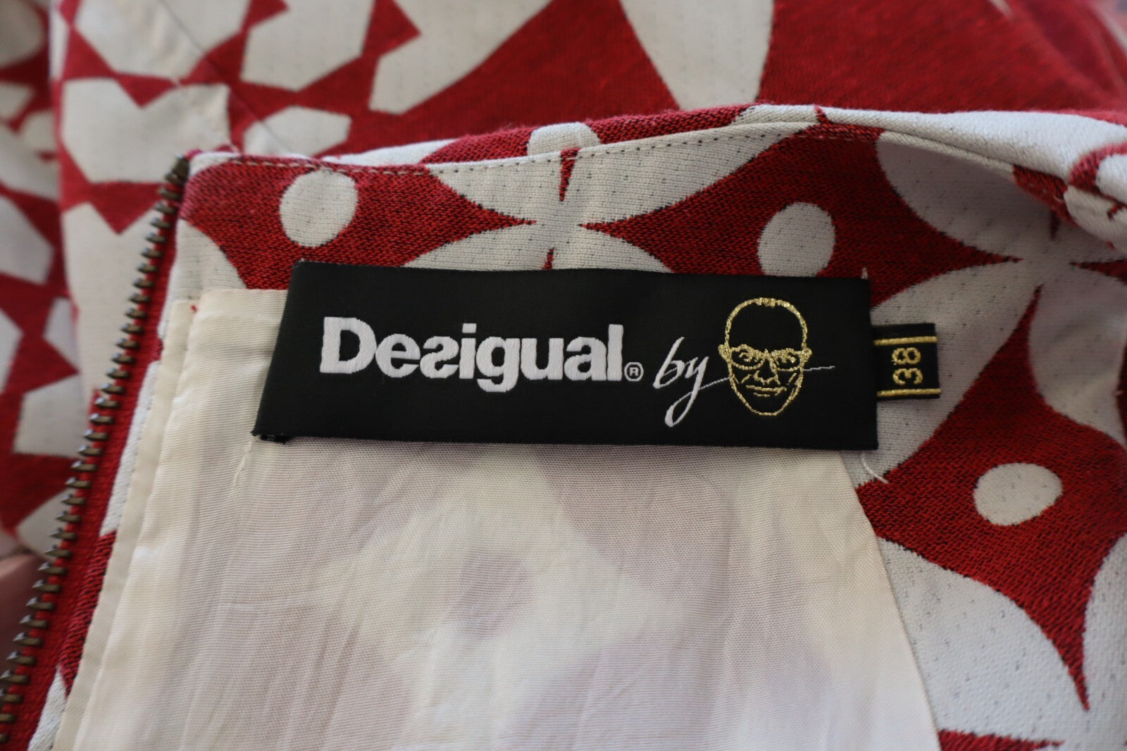 DESIGUAL VESTITO DONNA TG. 38  WOMAN CASUAL VINTAGE DRESS ABITO