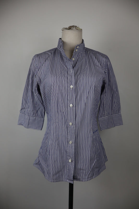 RICHMOND X CAMICIA DONNA M WOMAN SHIRT CASUAL VINTAGE POLIESTERE MANICA A 3/4