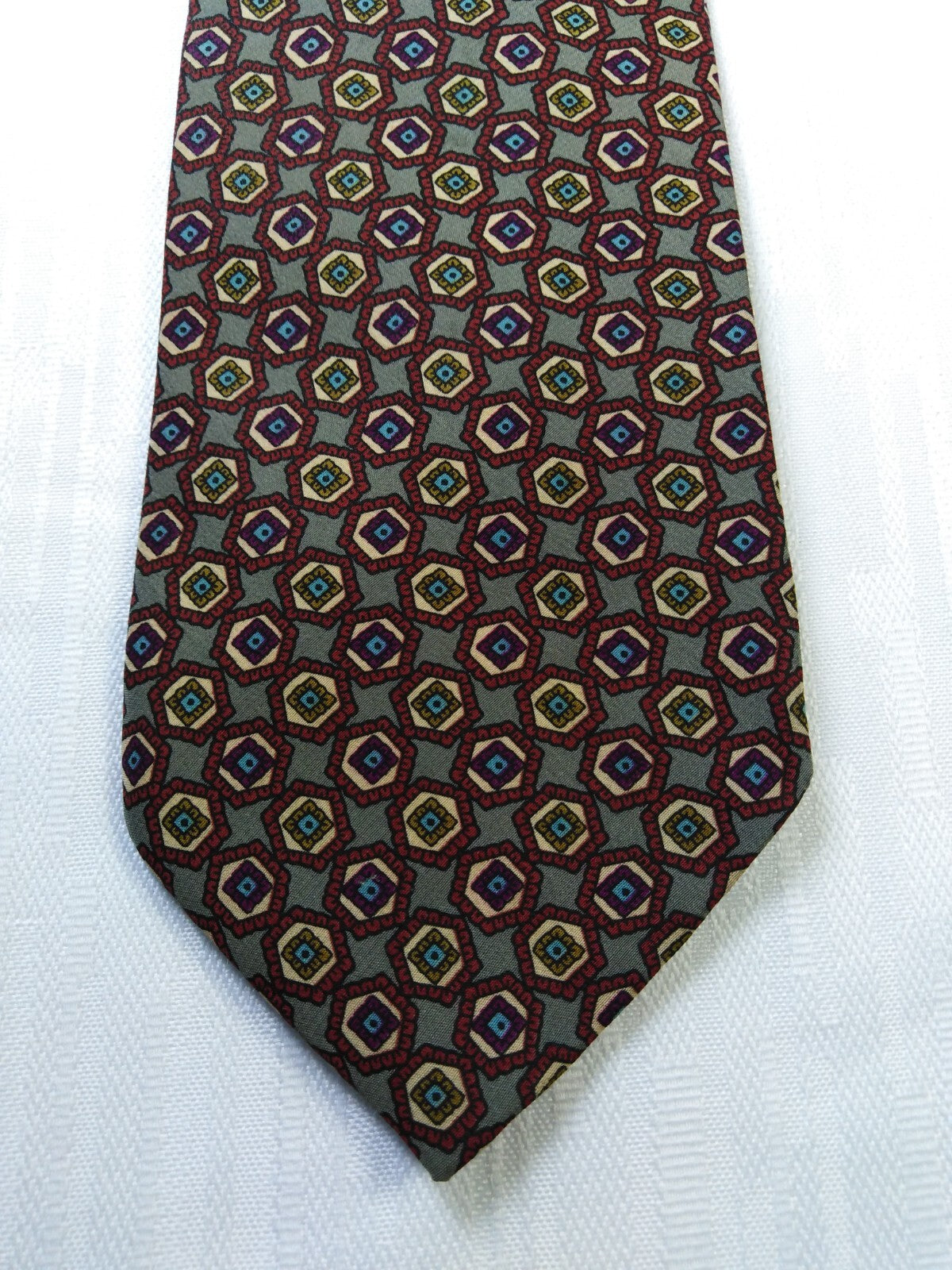 GABRIELE MOLTENI 100% SILK TIE SETA CRAVATTA NECKTIE MADE IN ITALY CLASSIC