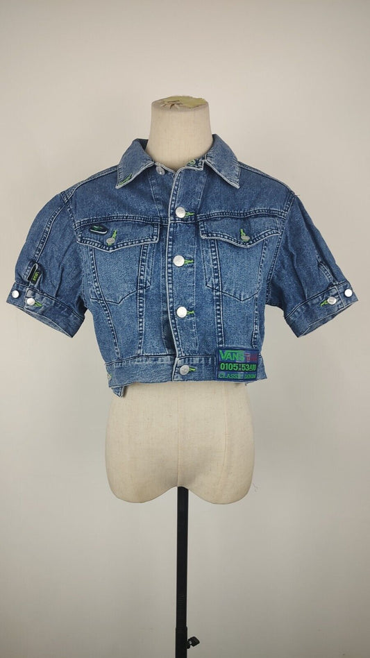VANS GIACCA DONNA COTONE Tg M WOMAN CASUAL VINTAGE JACKET COTTON DENIM