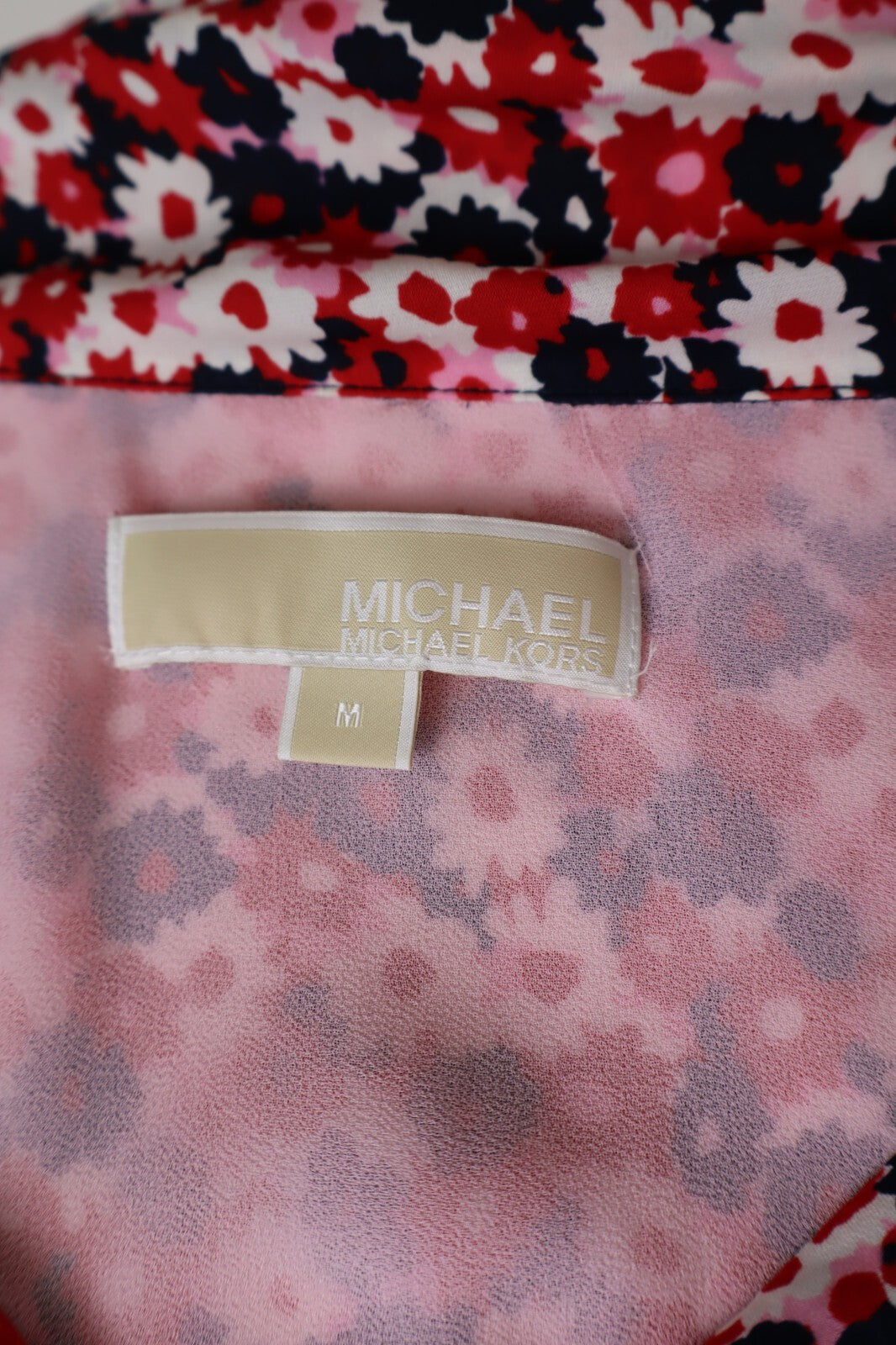 MICHAEL KORS MAGLIA DONNA TG. M WOMAN CASUAL VINTAGE T-SHIRT SETA