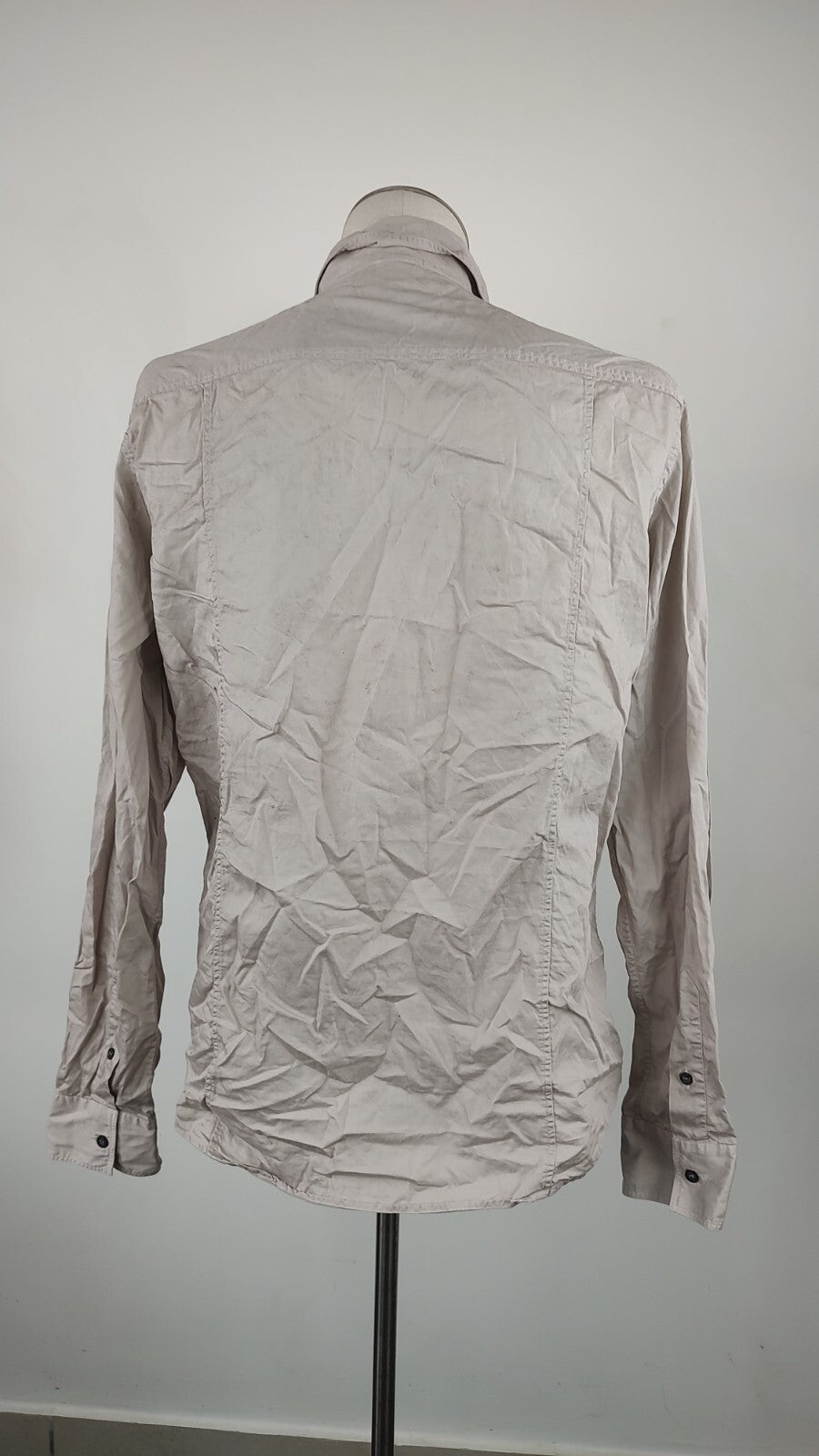 GIANFRANCO FERRE' JEANS CAMICIA UOMO COTONE TG 38 / 52  MAN CASUAL VINTAGE SHIRT