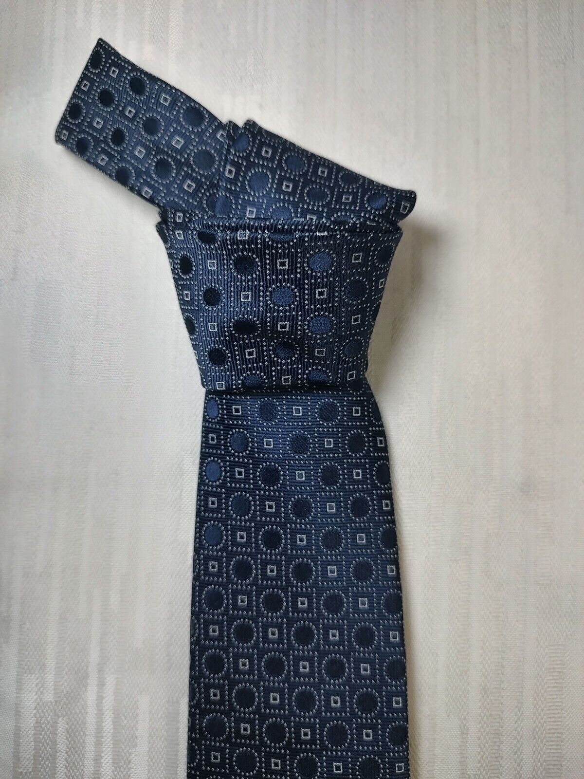 EGON VON FURSTENBERG 100% SILK TIE SETA CRAVATTA NECKTIE MADE IN ITALIA CLASSIC