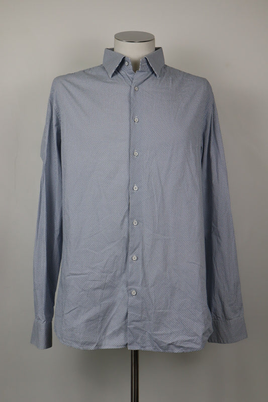 MICHAEL KORS CAMICIA UOMO TG. 44 / 17.50 MAN CASUAL SHIRT VINTAGE SHIRT COTONE