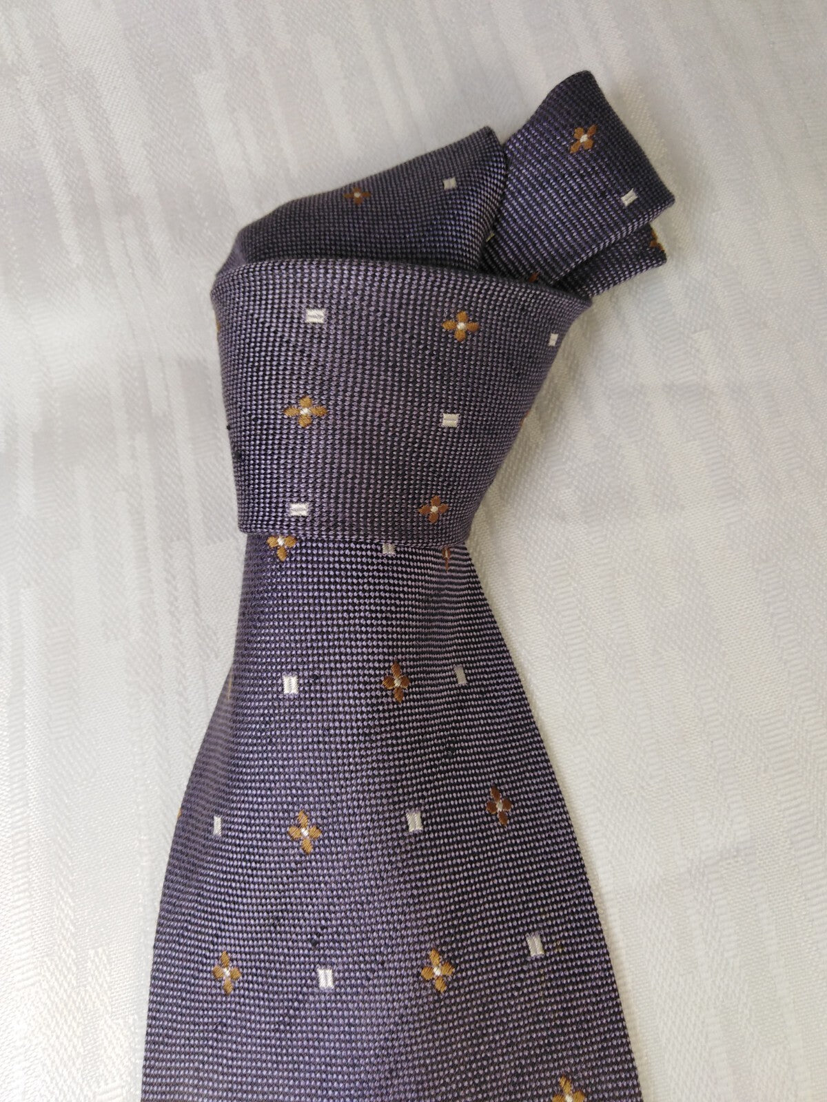 TINO COSMA 100% SETA SILK TIE CRAVATTA NECKTIE ITALY VINTAGE CLASSIC
