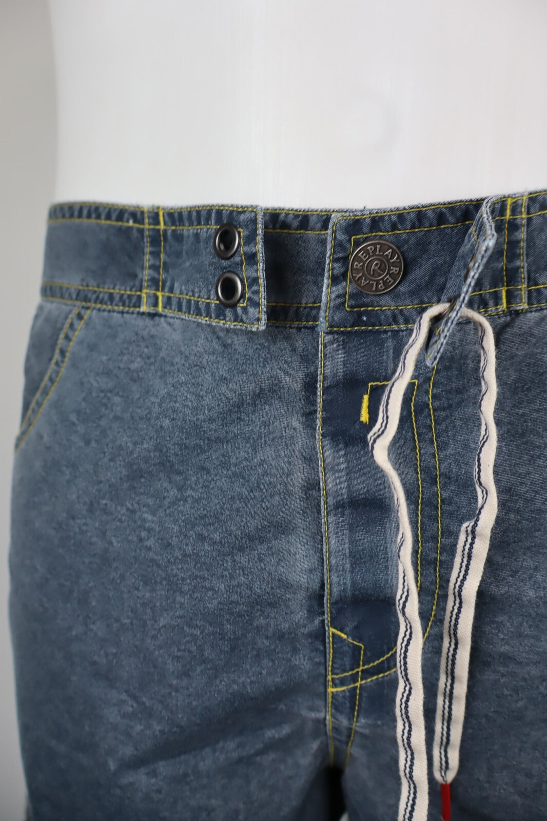 REPLAY COSTUME PANTALONCINO MARE UOMO TG M MEN SWIMSUIT VINTAGE CASUAL