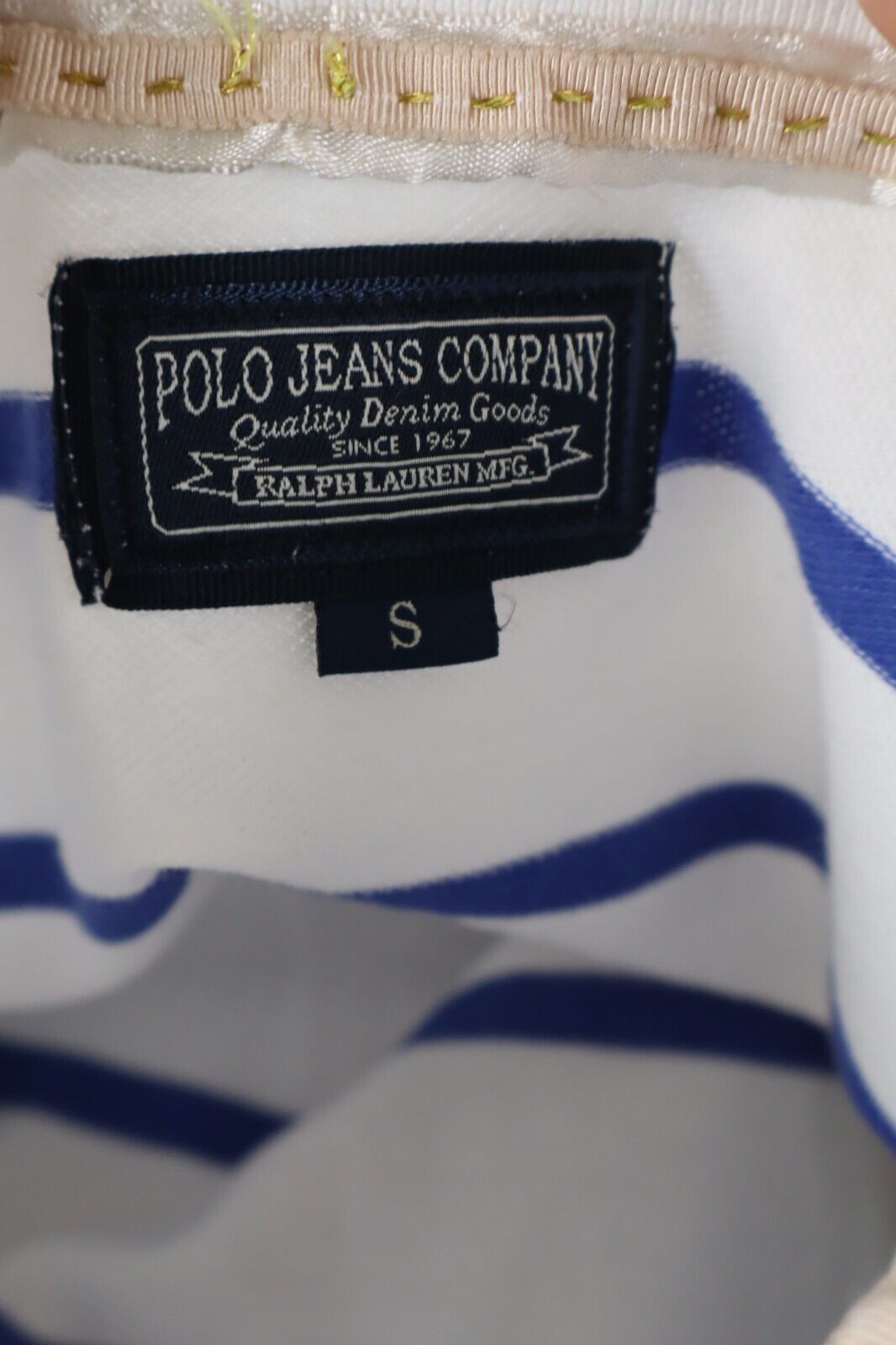 RALPH LAUREN POLO MAGLIA DONNA COTONE TG. S WOMAN SHIRT CASUAL VINTAGE