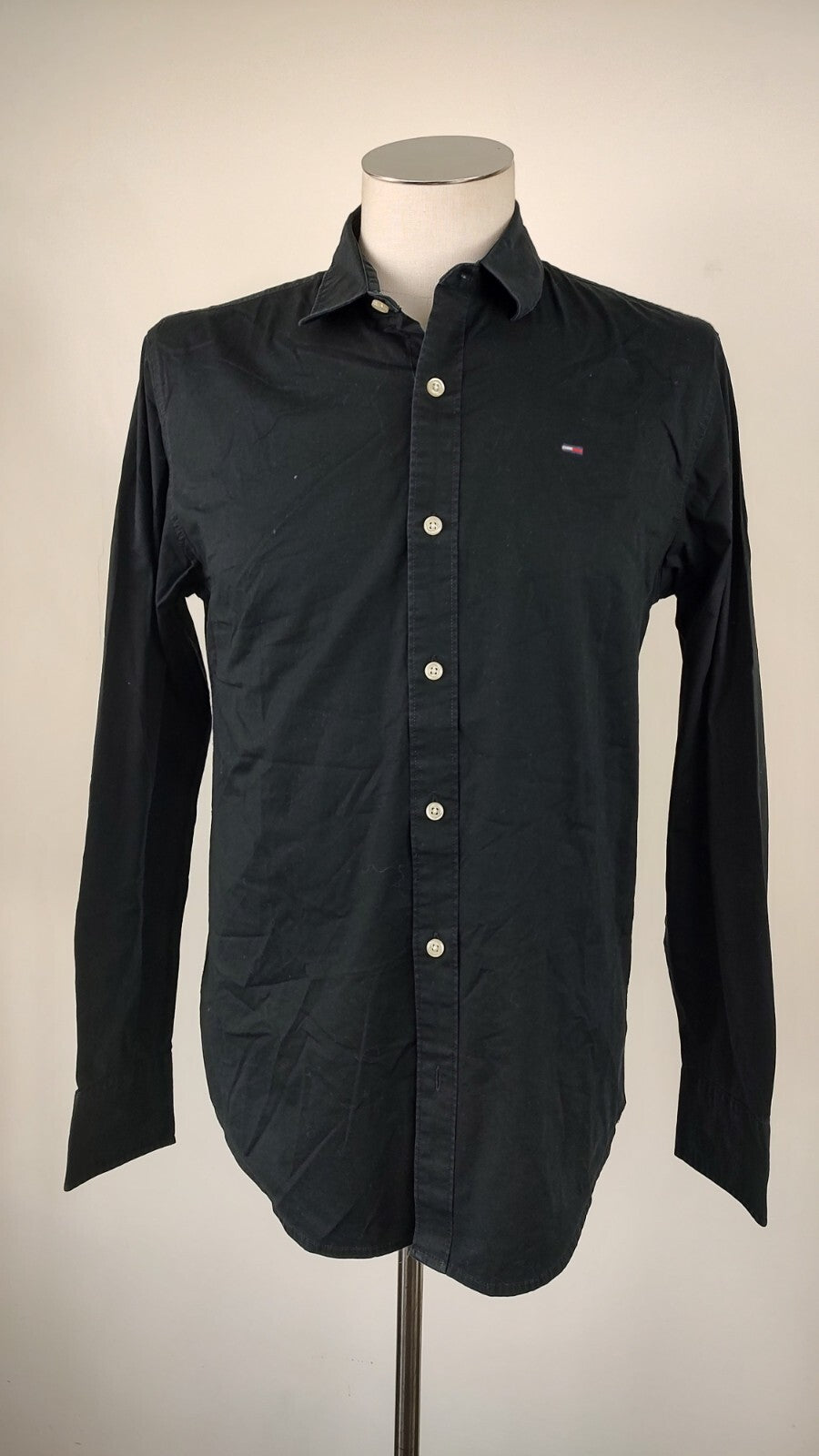 TOMMY HILFIGER CAMICIA UOMO TG. L MAN CASUAL VINTAGE SHIRT COTONE COTTON