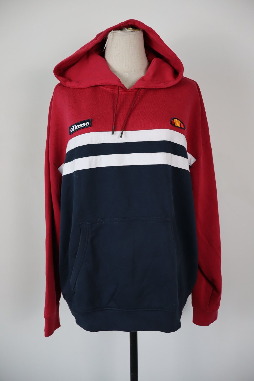 ELLESSE FELPA HOODIE DONNA Tg M WOMAN CASUAL VINTAGE SPORT SWEATSHIRT