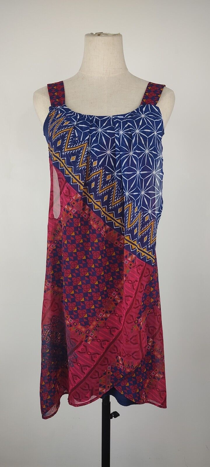 DESIGUAL VESTITO DONNA TG. 36  WOMAN CASUAL VINTAGE DRESS