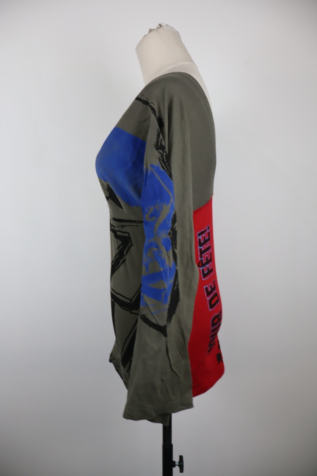 DESIGUAL MAGLIA MANICHE LUNGHE DONNA TG. S WOMAN T-SHIRT CASUAL VINTAGE COTONE