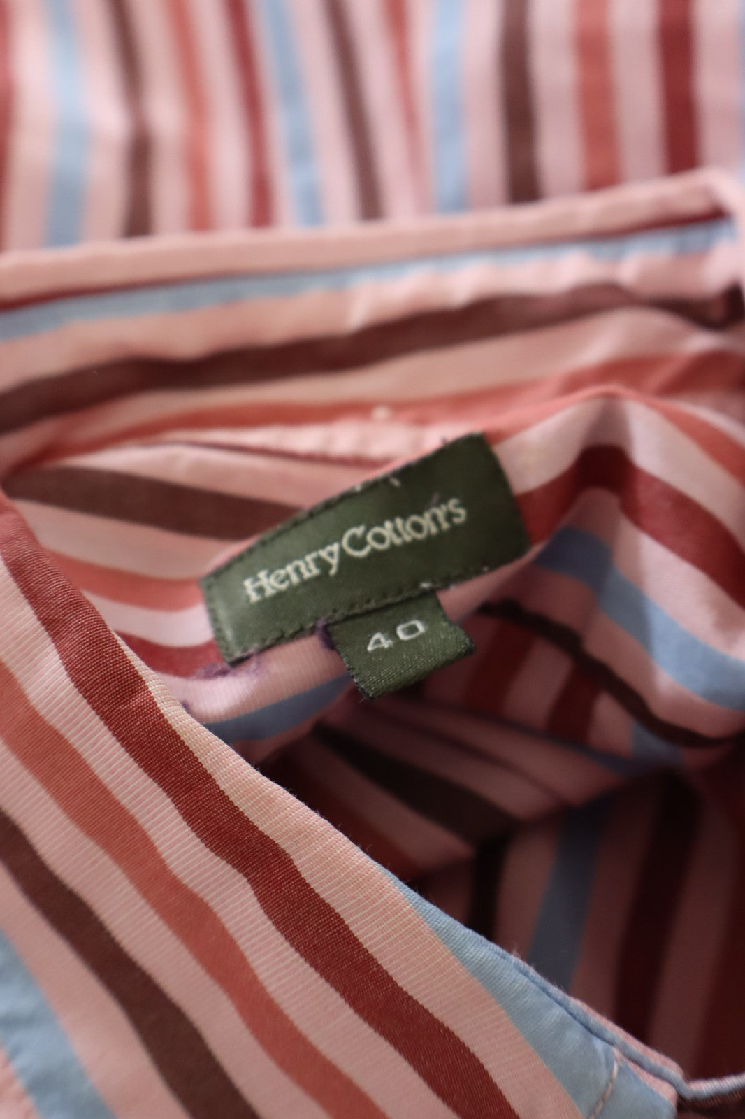 HENRY COTTON'S CAMICIA UOMO COTONE TG 40 MAN CASUAL VINTAGE COTTON SHIRT LOGO