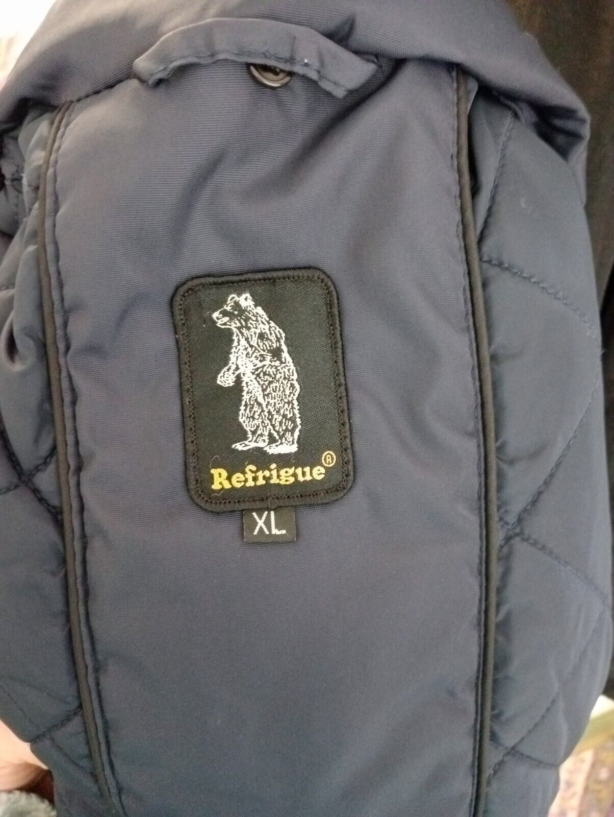 REFRIGUE GIUBBINO PARKA UOMO Tg XL VINTAGE MAN JACKET GIACCA CASUAL