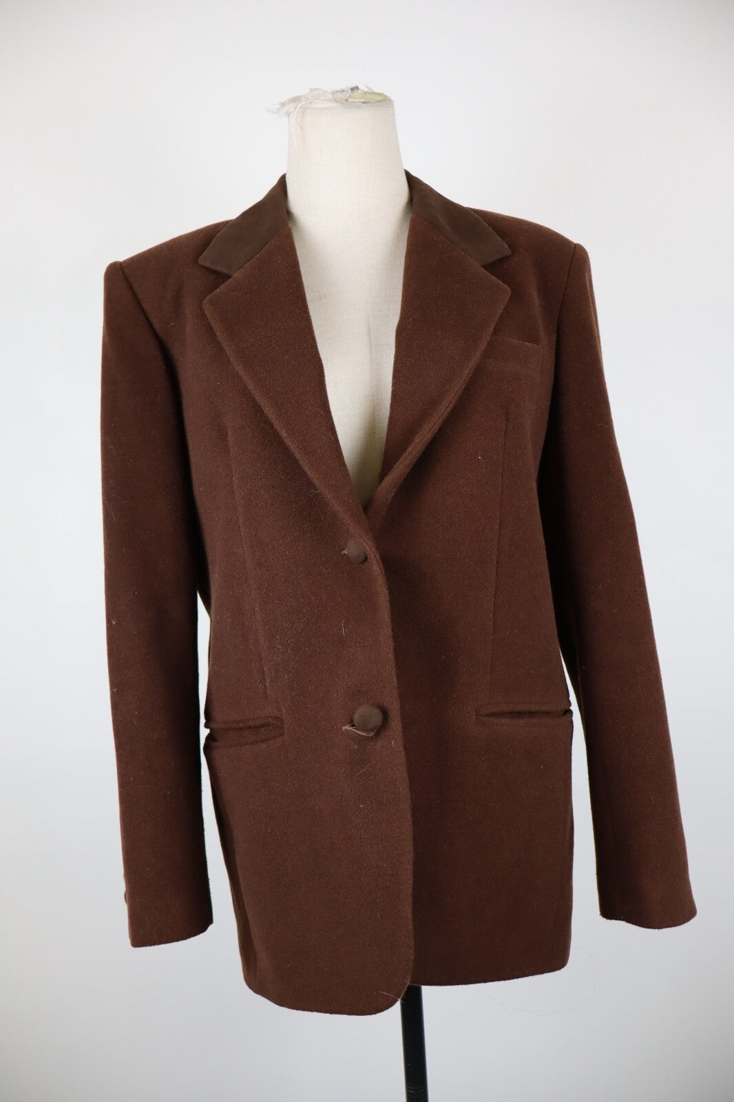 CACHAREL GIACCA BLAZER DONNA Tg 35 6 WOMAN VINTAGE WOOL CASHMERE JACKET