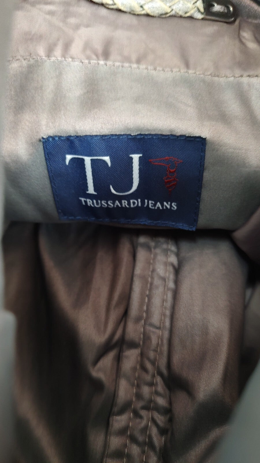 TRUSSARDI JEANS GIUBBINO PIUMINO DONNA Tg 42 VINTAGE WOMAN JACKET CASUAL VINTAGE