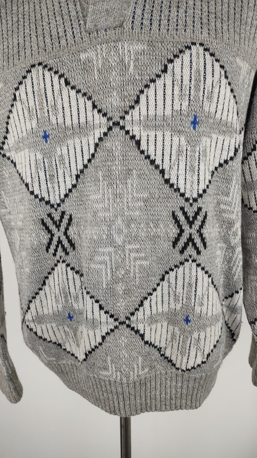 ELLESSE MAGLIONE COTONE VINTAGE UOMO Tg. 50 MAN SWEATER CASUAL