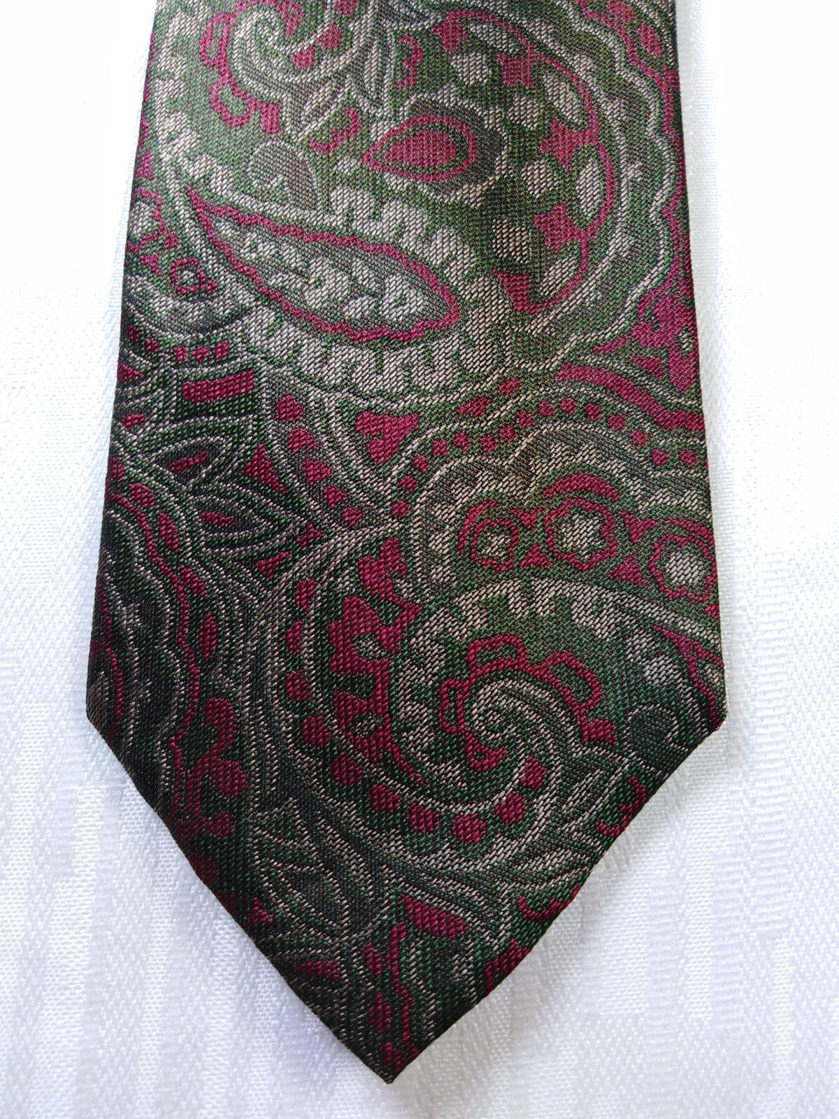 TRUSSARDI 100% SILK TIE SETA CRAVATTA NECKTIE MADE IN ITALIA CLASSIC