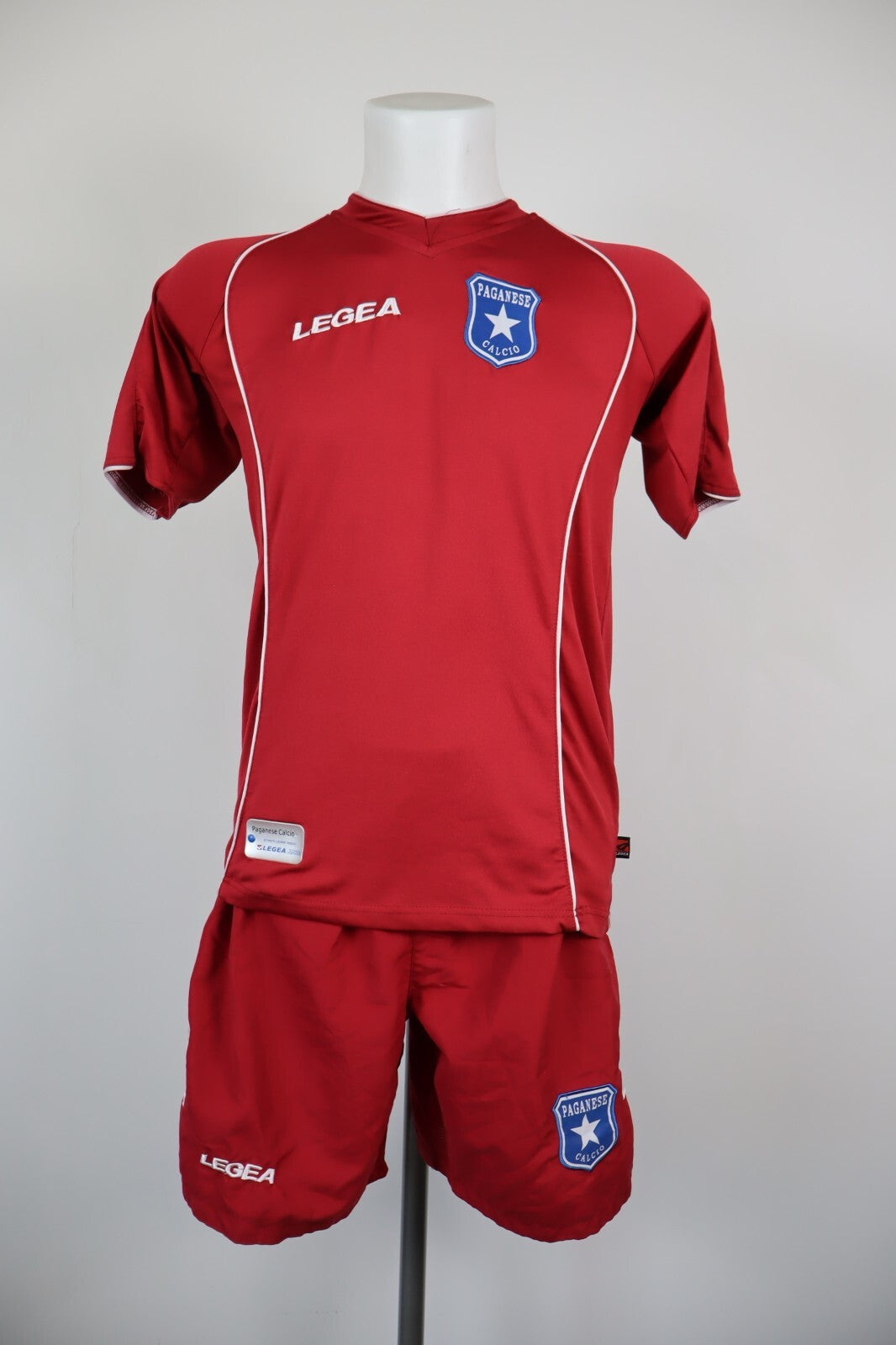 LEGEA PAGANESE N 14 COMPLETO CALCIO MAGLIA SHORTS UOMO M FOOTBALL SPORT JERSEY