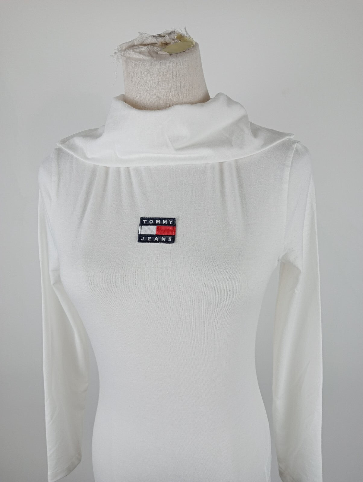 TOMMY HILFIGER MAGLIA DONNA COTONE TG. S WOMAN T-SHIRT CASUAL VINTAGE