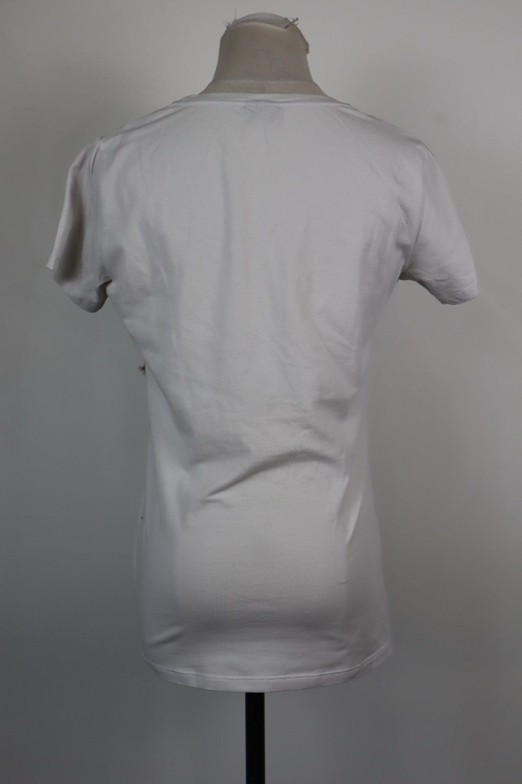 TRUSSARDI JEANS MAGLIA DONNA TG. M WOMAN CASUAL VINTAGE T-SHIRT TOP COTONE