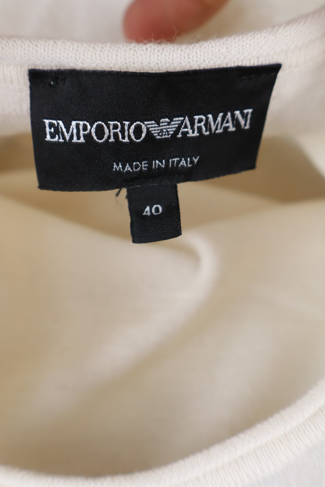 EMPORIO ARMANI MAGLIONE COTONE DONNA Tg. 40 WOMAN CASUAL SWEATER VINTAGE