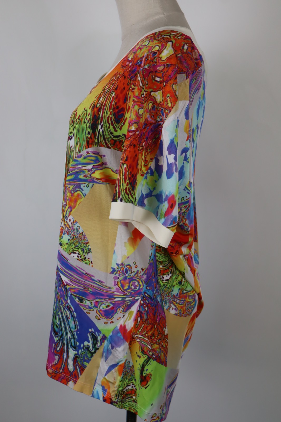 RENATO BALESTRA MAGLIA  DONNA TG 54 / 20 WOMAN CASUAL VINTAGE T-SHIRT TOP VELATO