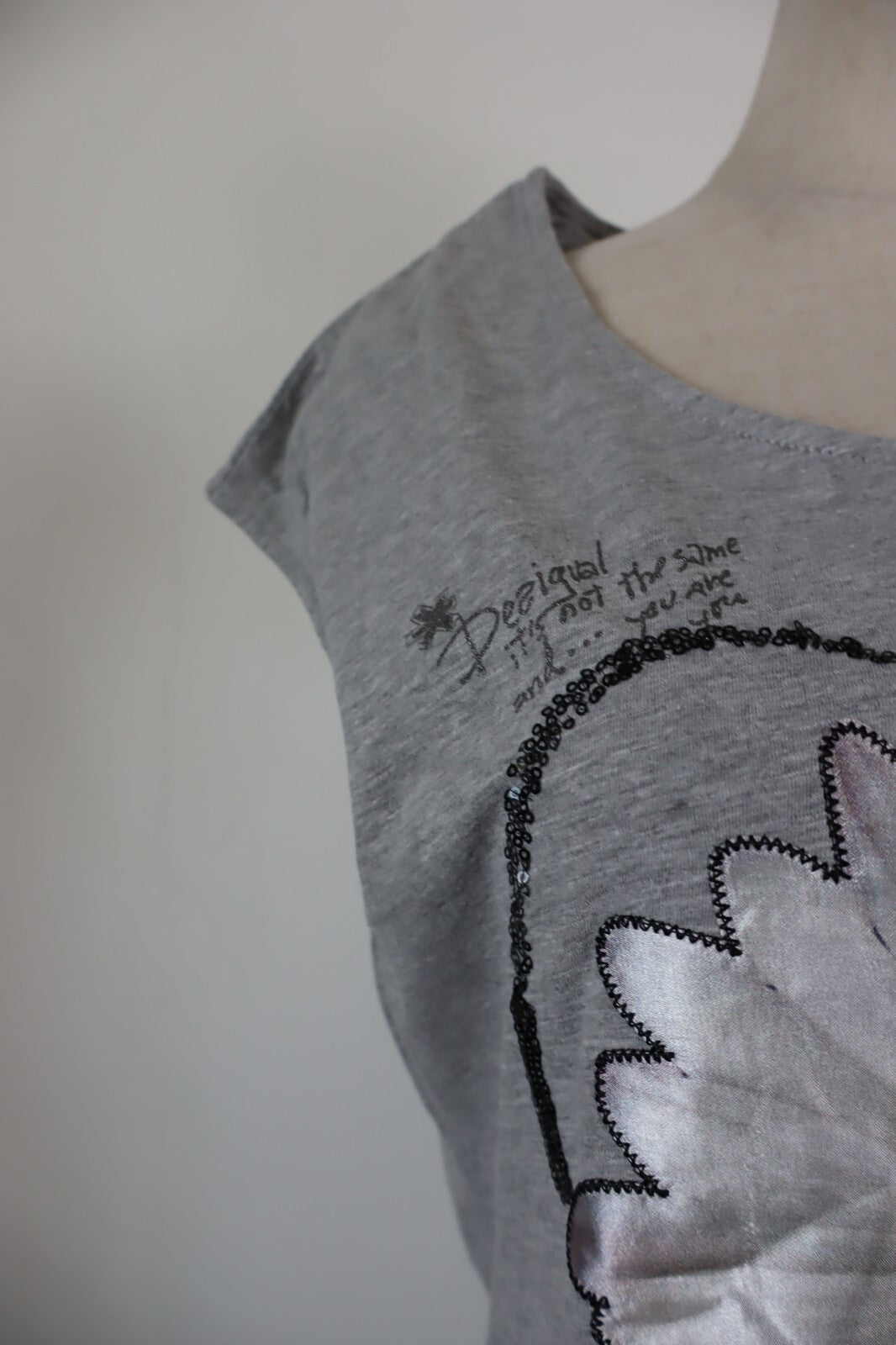 DESIGUAL MAGLIA DONNA TG. S WOMAN T-SHIRT CASUAL VINTAGE