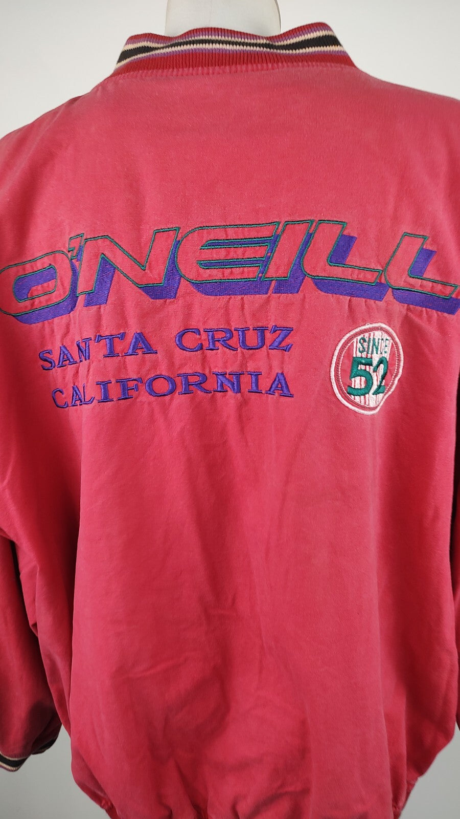 O'NEILL SANTA CRUZ CALIFORNIA GIUBBINO UOMO Tg L MAN CASUAL VINTAGE JACKET