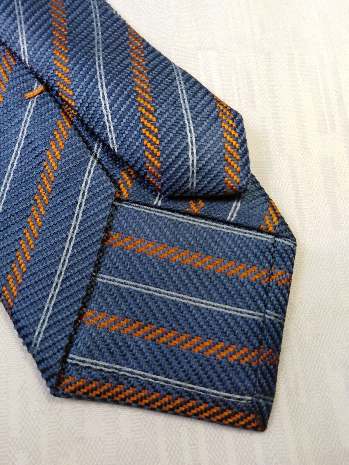 VOGUE 100% SILK TIE SETA CRAVATTA NECKTIE ITALY VINTAGE SELF TIPPED