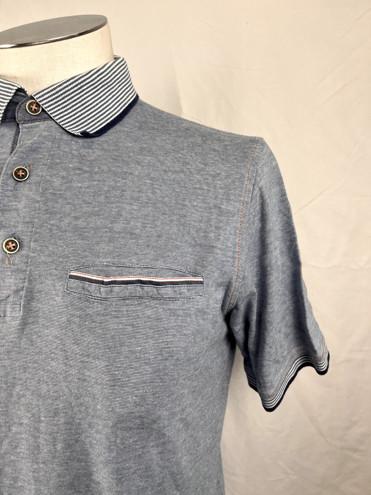 PIERRE CARDIN POLO MAGLIA UOMO TG.S MAN T-SHIRT CASUAL VINTAGE COTONE COTTON