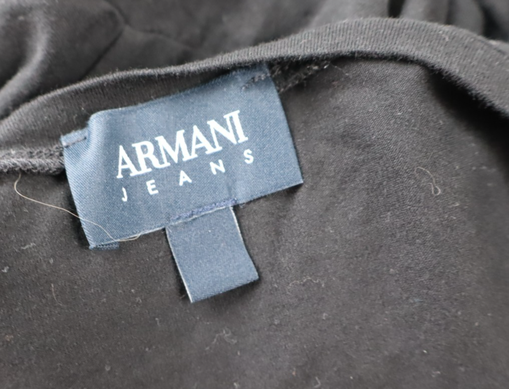 ARMANI JEANS MAGLIA MANICHE LUNGHE COTONE DONNA 40 WOMAN CASUAL VINTAGE T-SHIRT